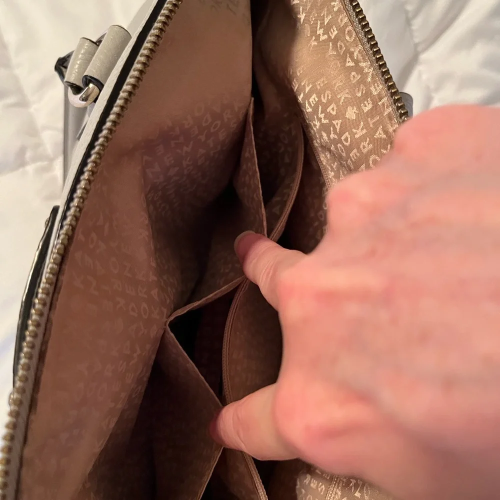 Kate Spade Gray satchel Bag